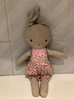 Rosie Romper Bunny Toy Sweet Floral Clothing 30cm