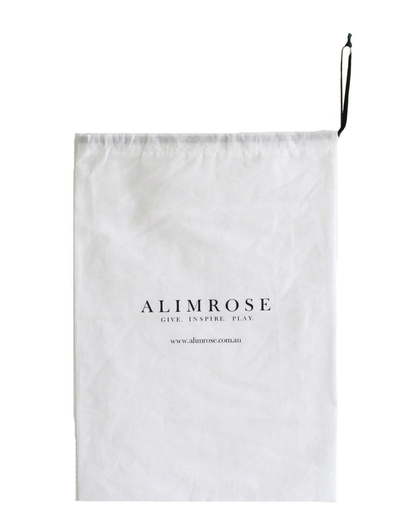 Gift Bags ( Alimrose Products only) in White Cotton , Medium Size