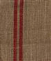 French Inspired Linen Tablecloth - 175cm x 275cm, Beige With Red Stripes